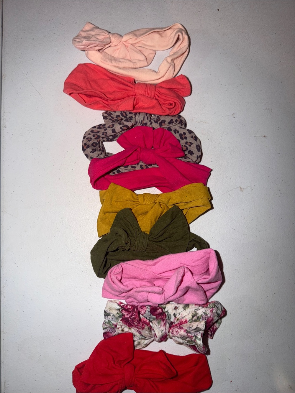 9 piece Knotted Headbands - Assorted Colors